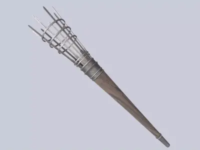 Torch Low-poly 3D model