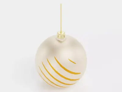 Christmas Ball Ornament V3 Low-poly 3D model