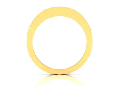 Band 3dm Render Details baguette diamond wedding ring gold 3D print model