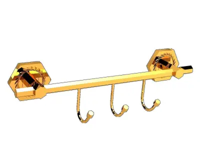 Orchid Spike Hanger Triple 3D model