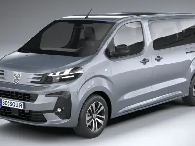 Peugeot E-Traveller 2024 3D model