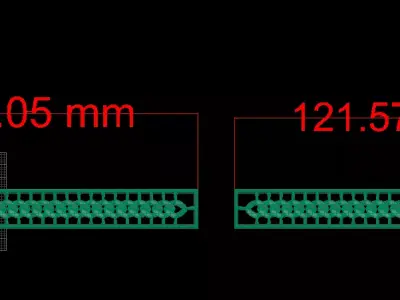 Elegant Cuban link bracelet 3D print model