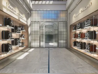 Eversys Brand VR Showroom Scene 3D model