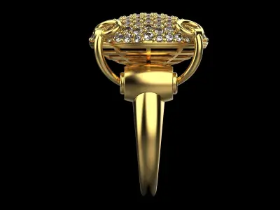 Ring GUCCI 3D print model