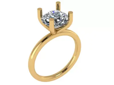 5 size single solitaire collection  3D print model