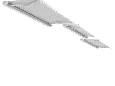 wrought iron design 3D model Low-poly 3D model