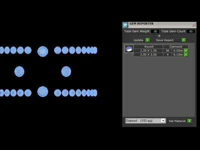 Jewelry Ring Gold 3D print model