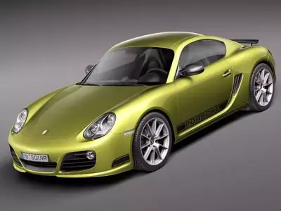 Porsche Cayman R 2011 3D model