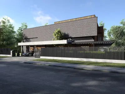 Residence 29 Exterior Scene 3D model