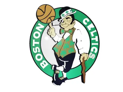 Boston Celtics logo 3D model