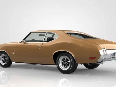 Oldsmobile 4-4-2 1970 3D model