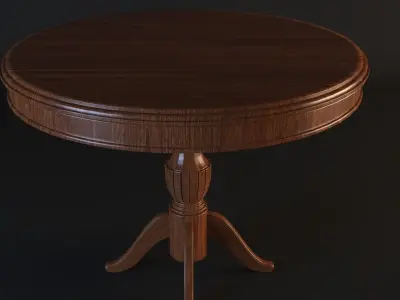 Round Table Free 3D model