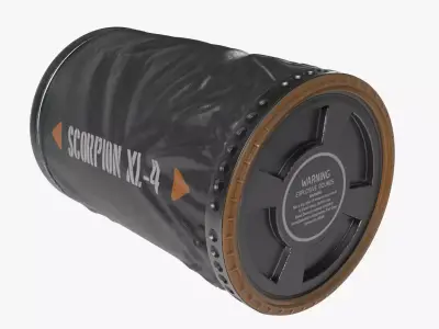 Scifi Canister 3D model