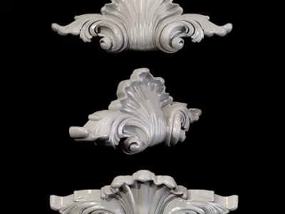 Classic carved 115 3D model