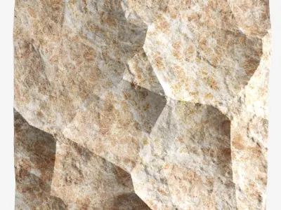250-RockPanel rock texture 3D model