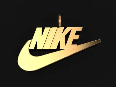 NAME PLATE TAG NIKE STYLE DOGTAG PENDANT 3D print model