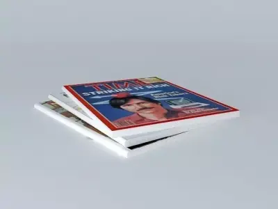 journals magazines Free 3D model