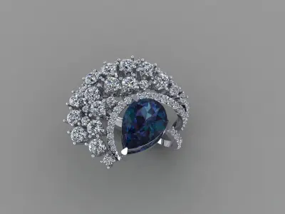 Golden Ring 3D print model purchase