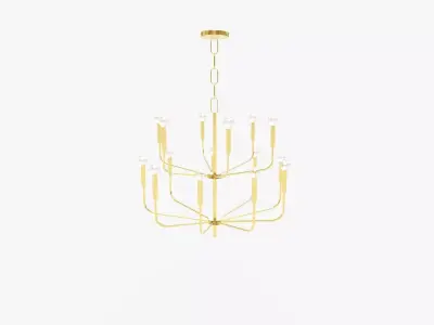 Bailey Medium Chandelier 3D model