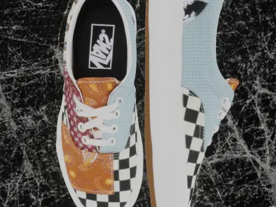 VANS ERA TIGER 3D SHOES Low-poly 3D model