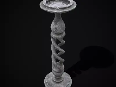 Garden Tray Low-poly 3D model