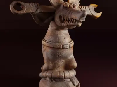 ROD-THE MECHANIC RAT 3D print model