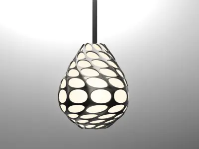 Parametric Lamp Design Grasshopper Rhino 3d Model Download 3D model