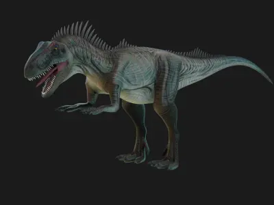 Allosaurus dinosaur -  Animal realistic 3D model