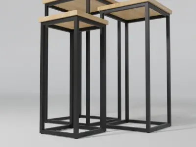Flowerpot stands 3D model