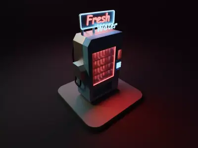 Vending machine  Free 3D model
