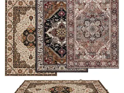 Rugs No 747 Low-poly 3D model