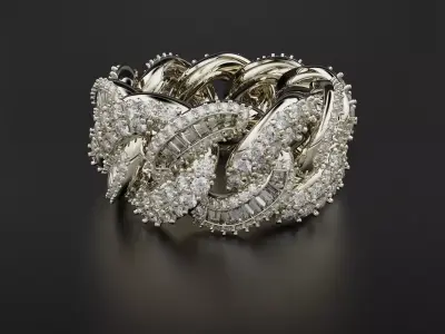 Cuban Ring 3D print model