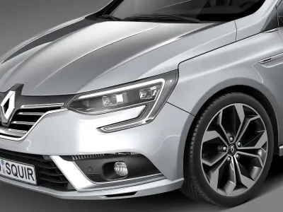 Renault Megane 2016 3D model