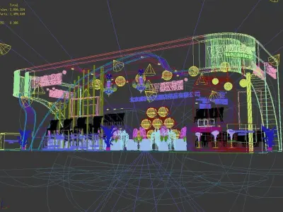 Exhibition - Area - 14X6-3DMAX2009-06 3D model