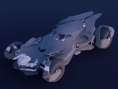 Batmobile 3D Print Model 3D print model