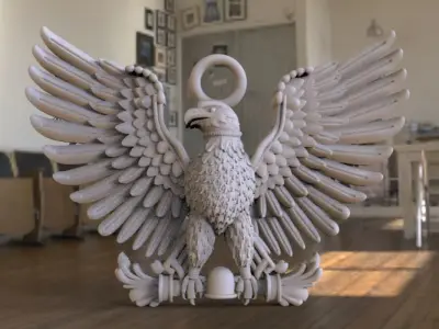 Eagle Pendant 3D 3D print model