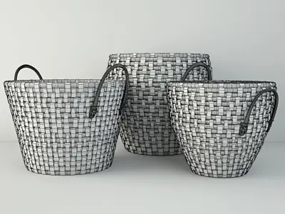 Baskets by ZARA HOME 3D model