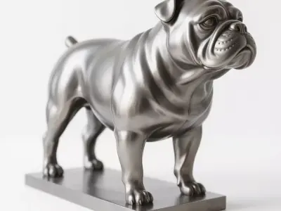bulldog 3D print model