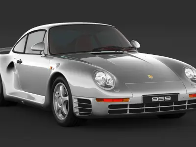 Porsche 959 3D model