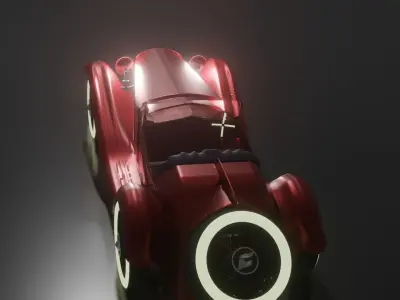 Alfa Romeo 8C GranSport 1936 Free 3D model