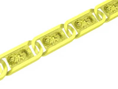 Luxury Decorative Chain Bar Jewelry 3D Model 4195 3D print model