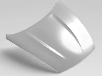 370Z Z34 Hood Exterior Surface Model - 3D Laser-Scanned 3D model
