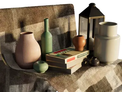 Decor set by ikea 3D model