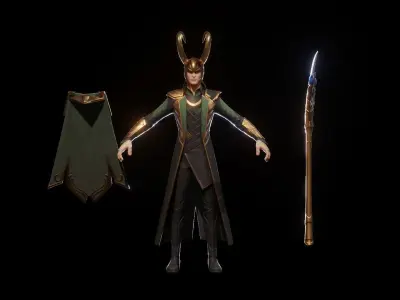 Skin Loki Free 3D model