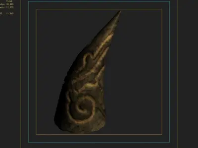 Stone Town Magic Cave - Mantra Stone 3D model