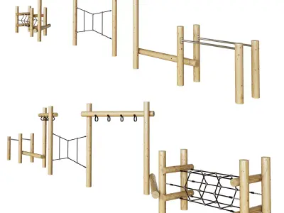 Obstacle Course Type 3 3D model