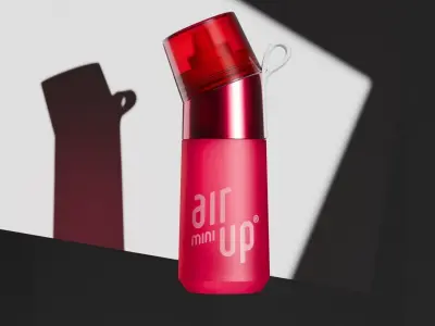 Water Bottle Cosmetic High Quality Low-poly 3D model