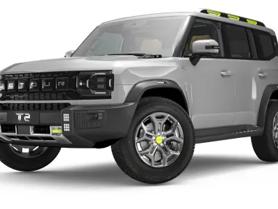 2025 Chery Jetour T2 With Interior 3D model