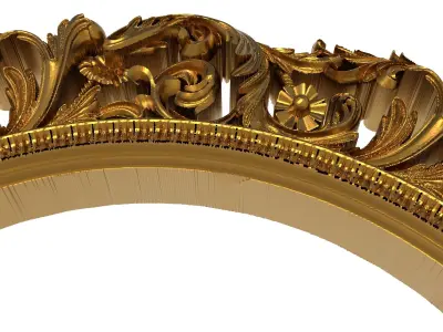carved frame 3D model 86