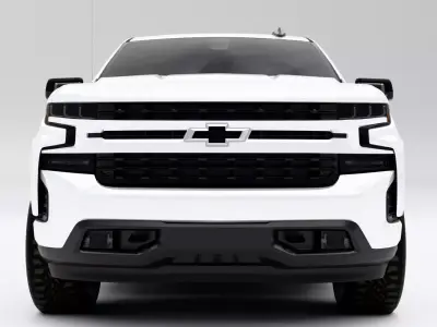 Chevrolet Silverado 1500 RST 2020 Low-poly 3D model